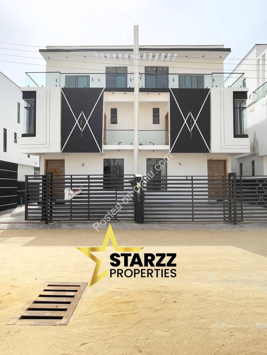 Brand New Chevron Haven: 4-Bed Ensuite Duplex with Luxury Finishes