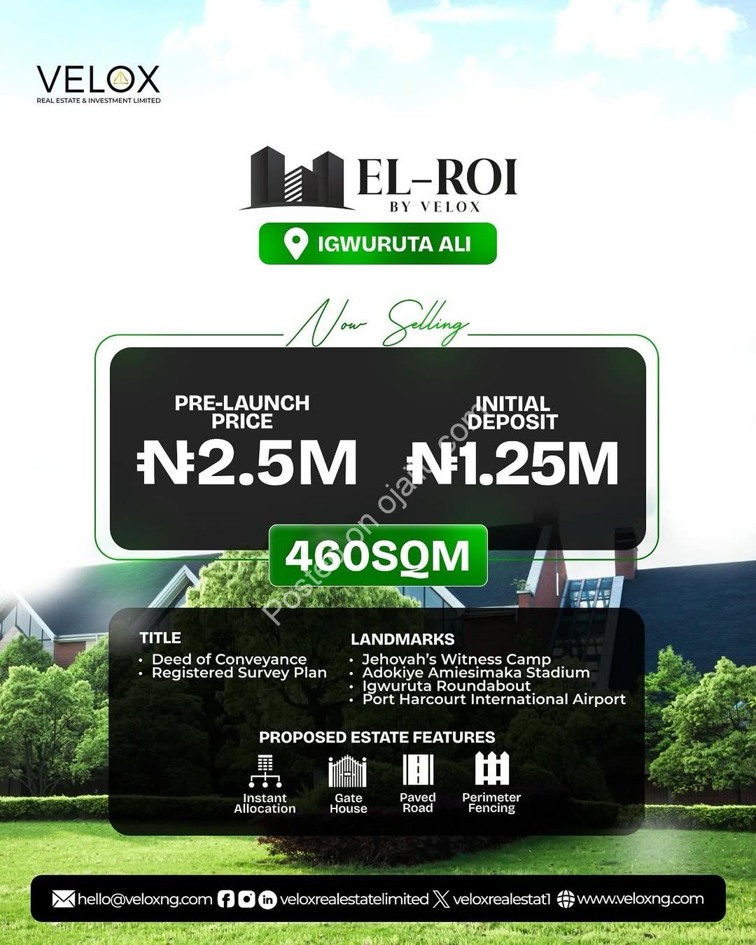 Own Your Airport-Adjacent Land in Igwuruta Ali