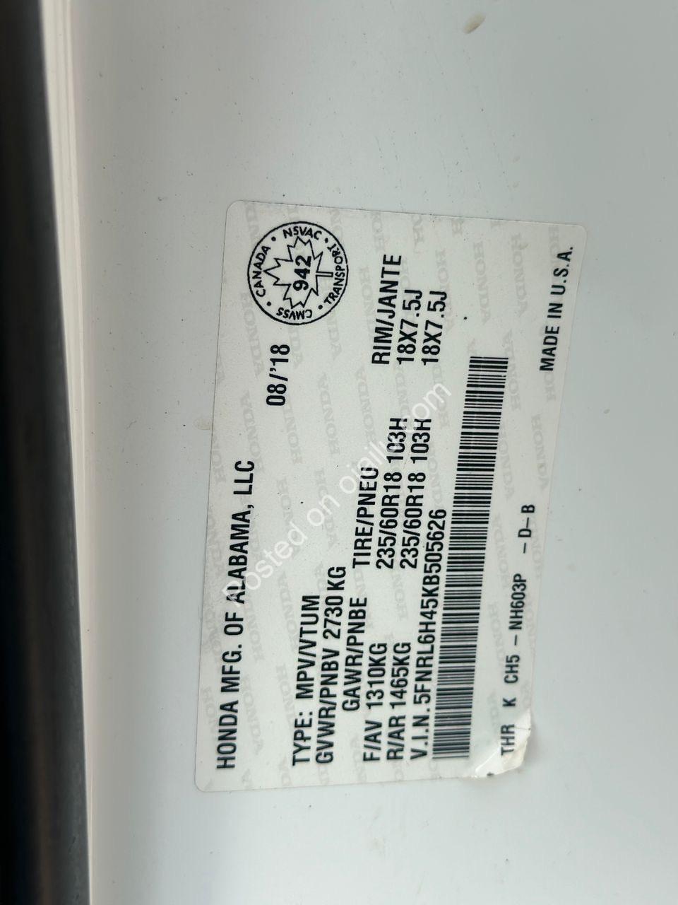 2019 Honda Odyssey: Perfect Condition, Ready to Drive