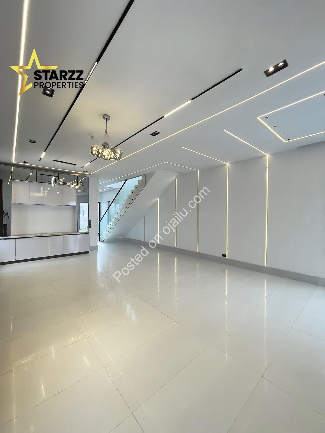 Sleek 5-Bed Duplex with Resort-Style Pool in Ajah