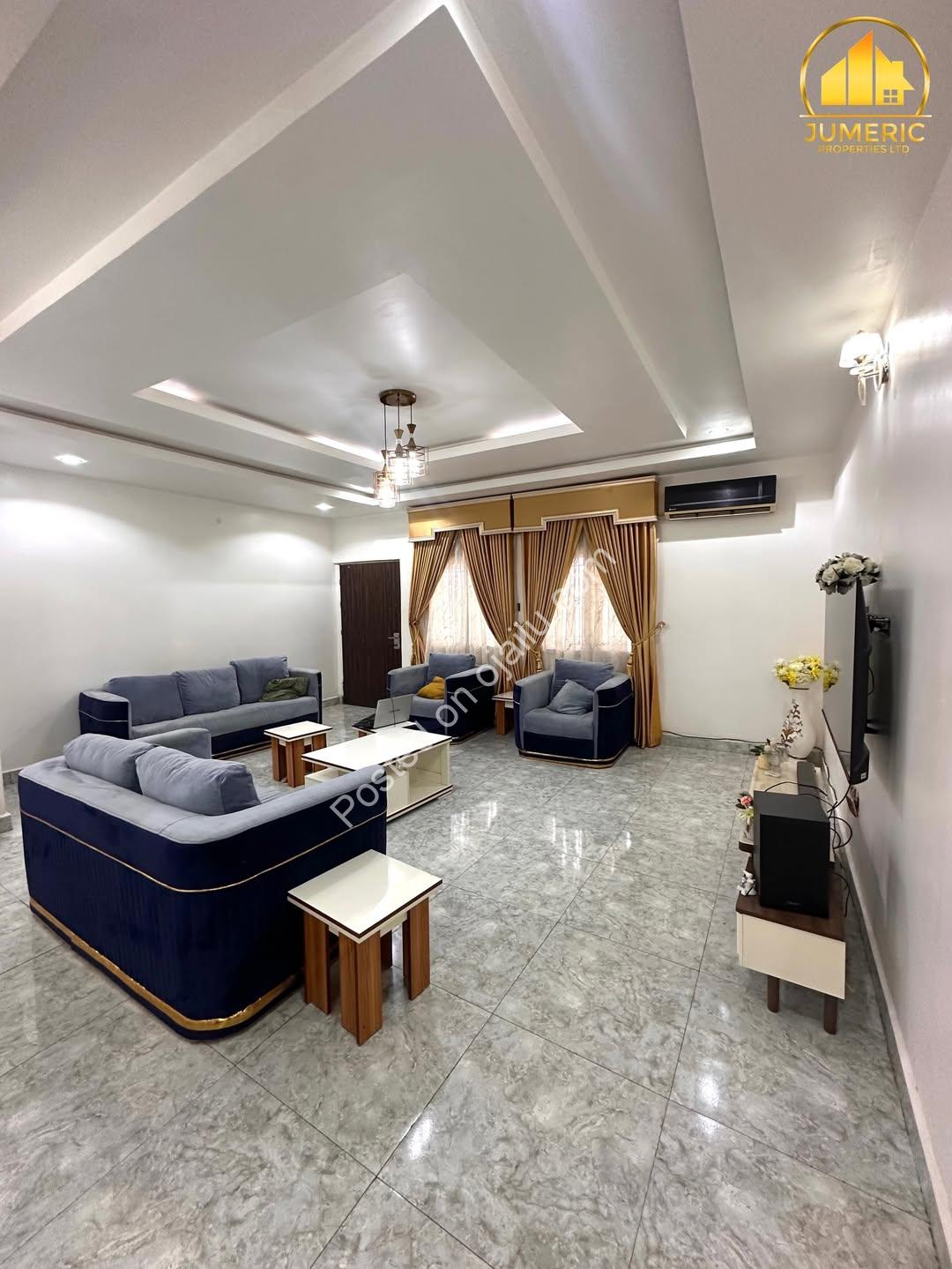 Prime Gwarinpa 3-Bed Apartment: Serene & Fully Serviced