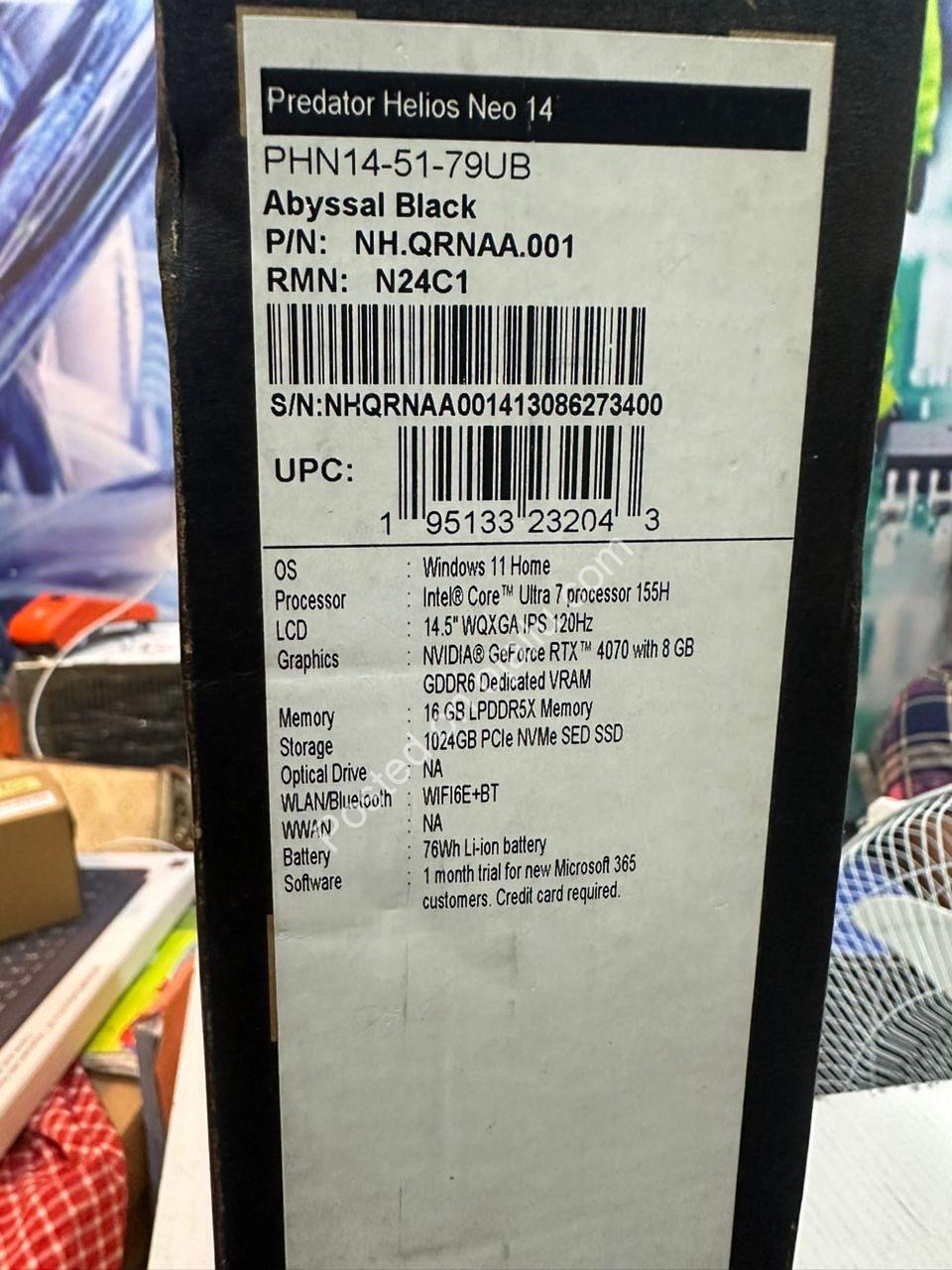 Acer Predator Helios Neo: 14th Gen Powerhouse with RTX 4070