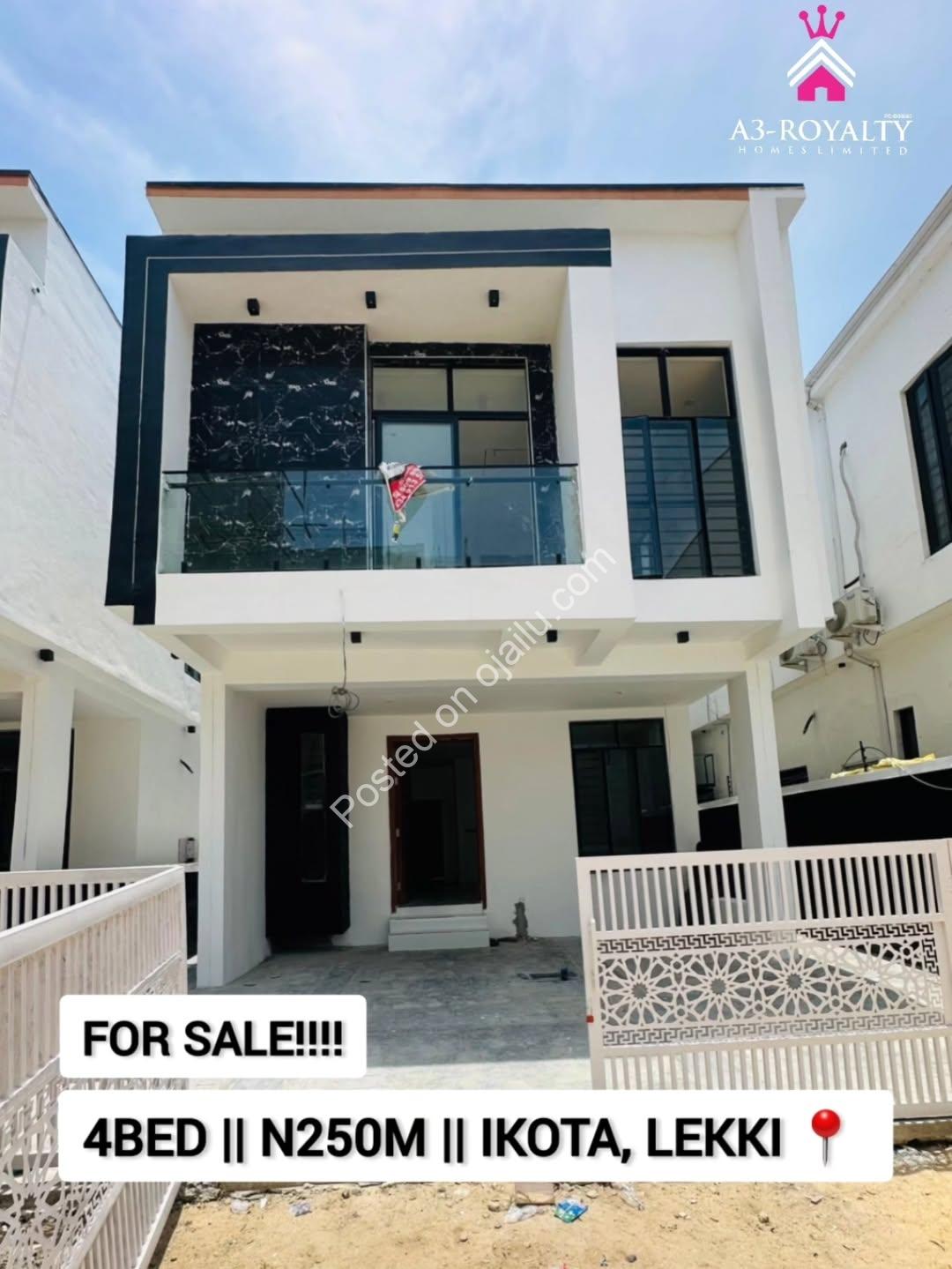 Move-In Ready 4BR Duplex in Gated Lekki Estate