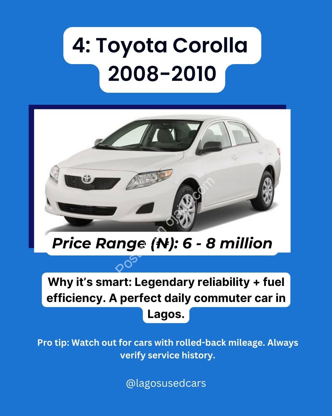 Reliable Rides Under ₦8M: Lagos-Proven & Mechanic-Friendly