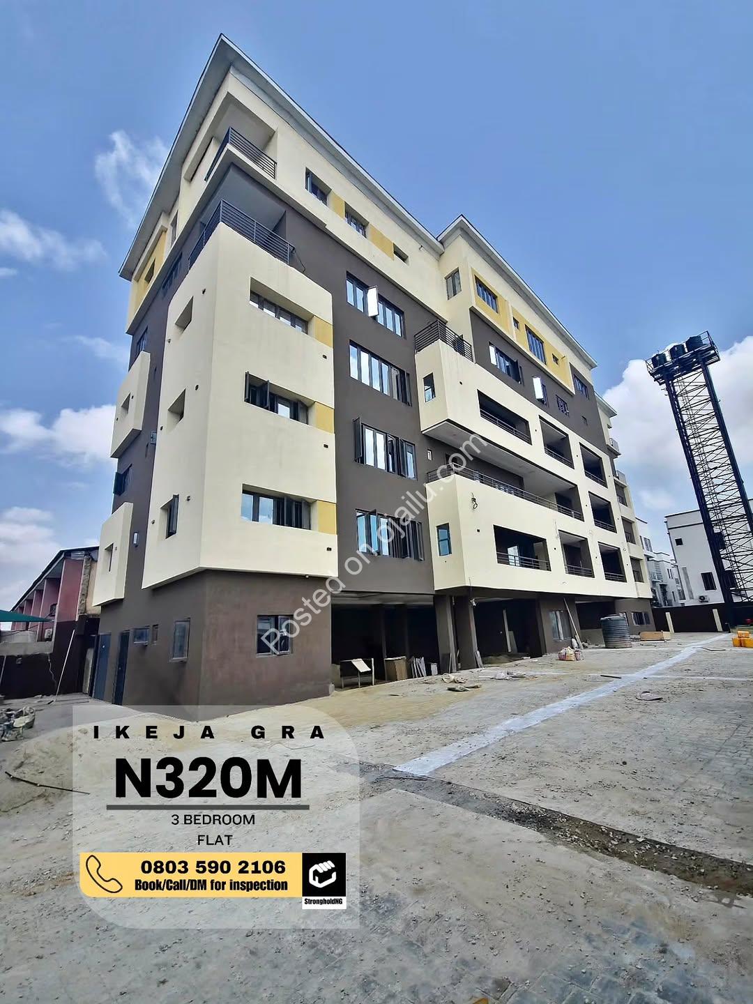 Ikeja GRA’s Newest Gem: 3-Bed Ensuite with BQ