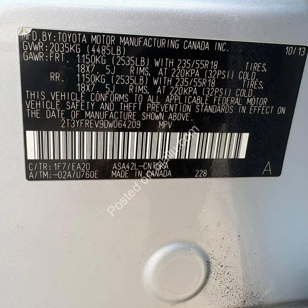 Unstoppable 2013 Camry: Mint & Ready to Roll