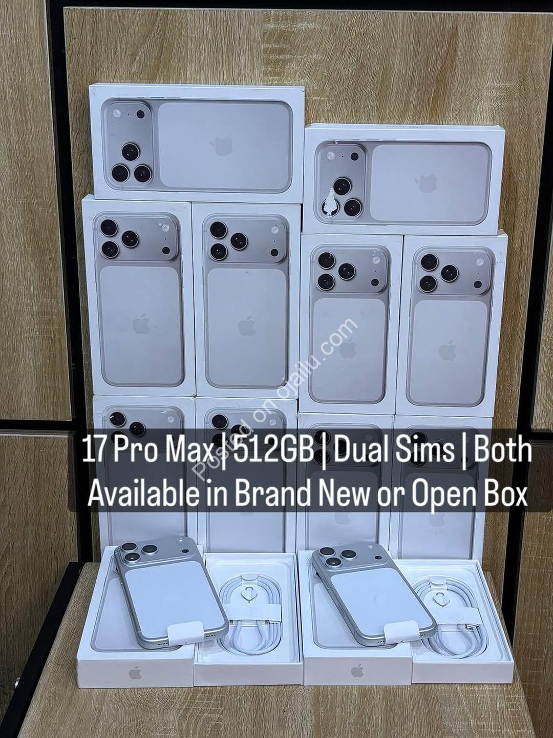 Unleash Power: iPhone 17 Pro Max 512GB, 100% Battery