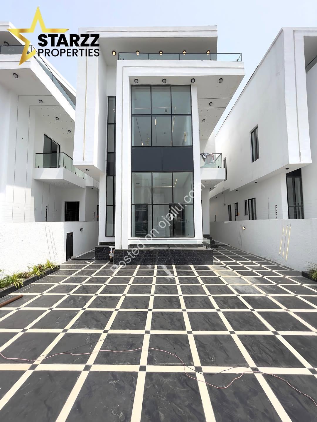 Sleek 5-Bed Duplex with Resort-Style Pool in Ajah