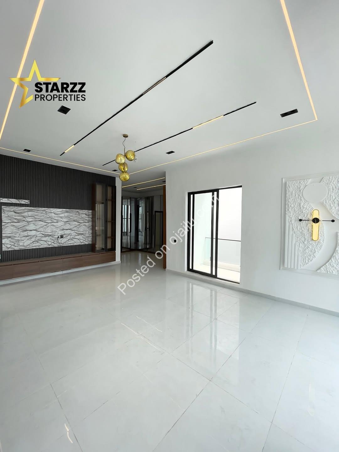 Sleek 5-Bed Duplex with Resort-Style Pool in Ajah