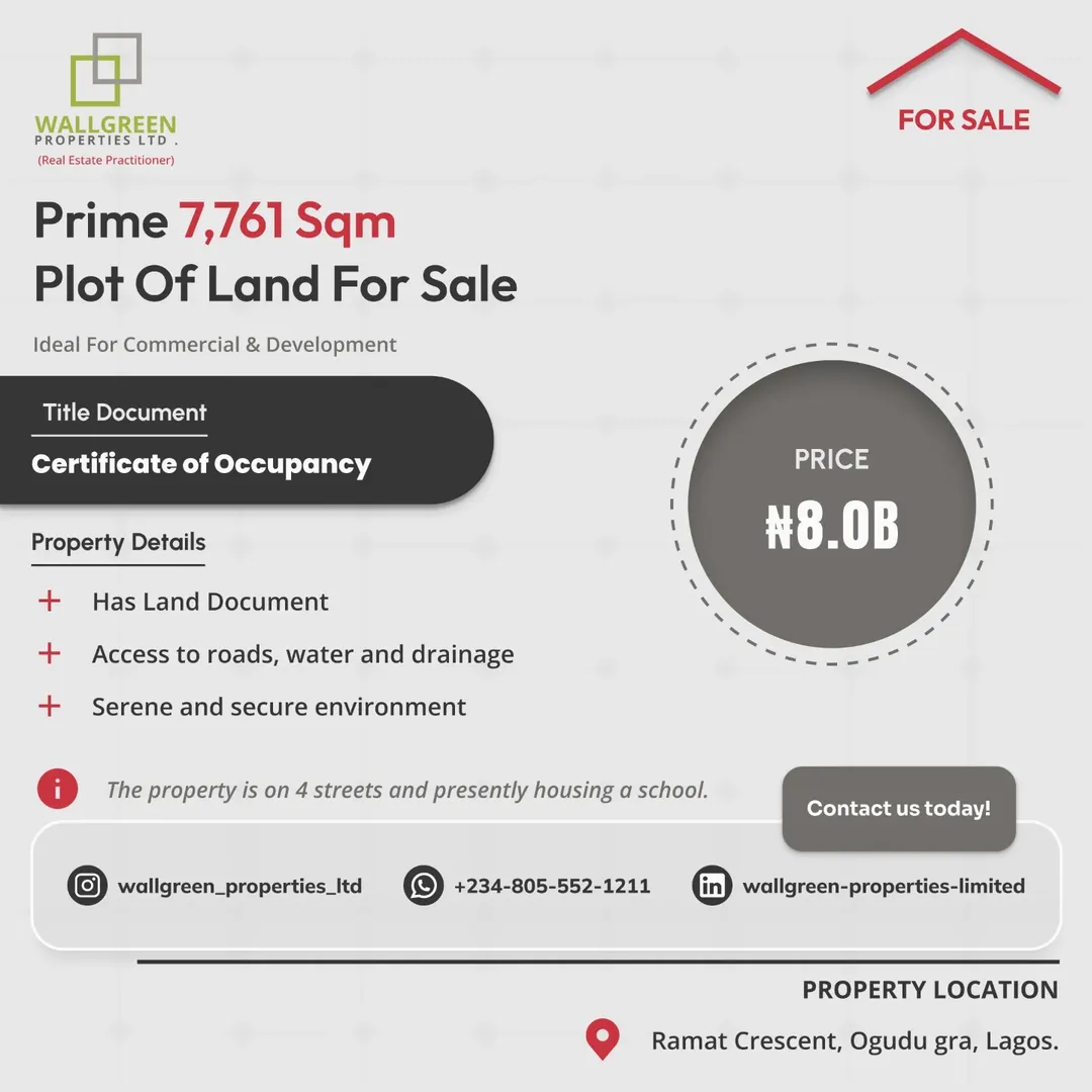 Own a Prime 4-Street Land with C of O