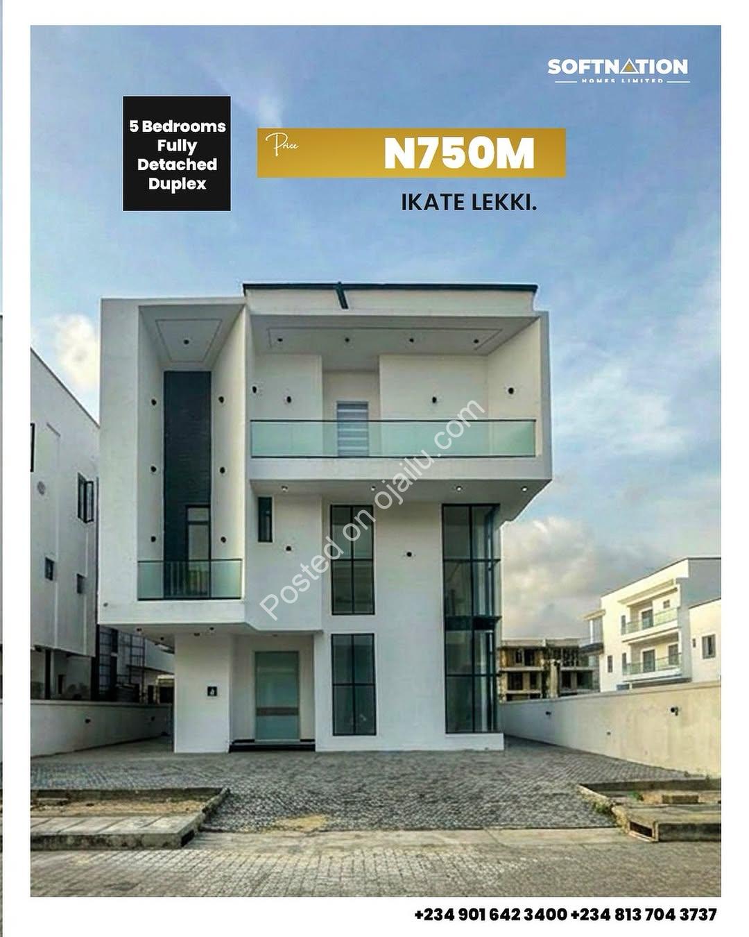 Your Dream Estate: 5-Bed Duplex with Pool & Penthouse in Ikate