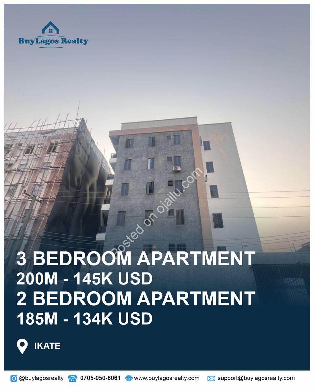 Lekki’s Premier Waterfront Haven: 3-Bedroom Elegance