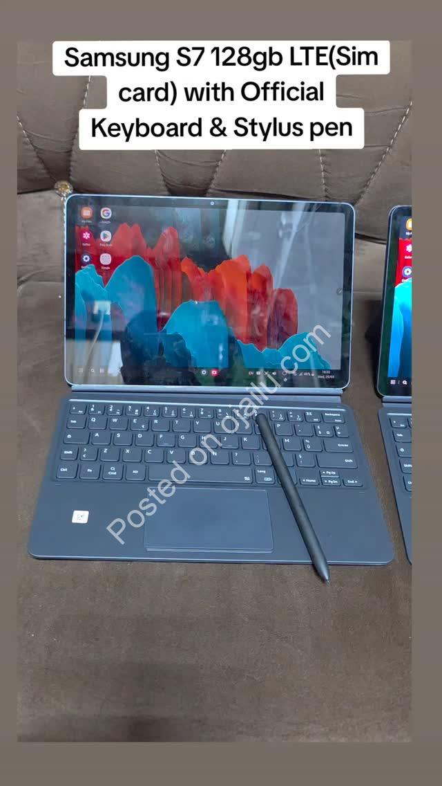 UK Used Samsung Tab S7: Your All-in-One Powerhouse with Keyboard & Pen!