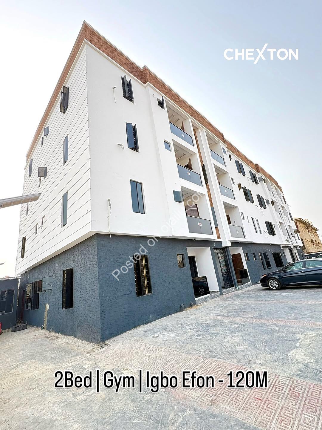 Luxury 2-Bedroom Haven in Secure Igbo Efon Estate