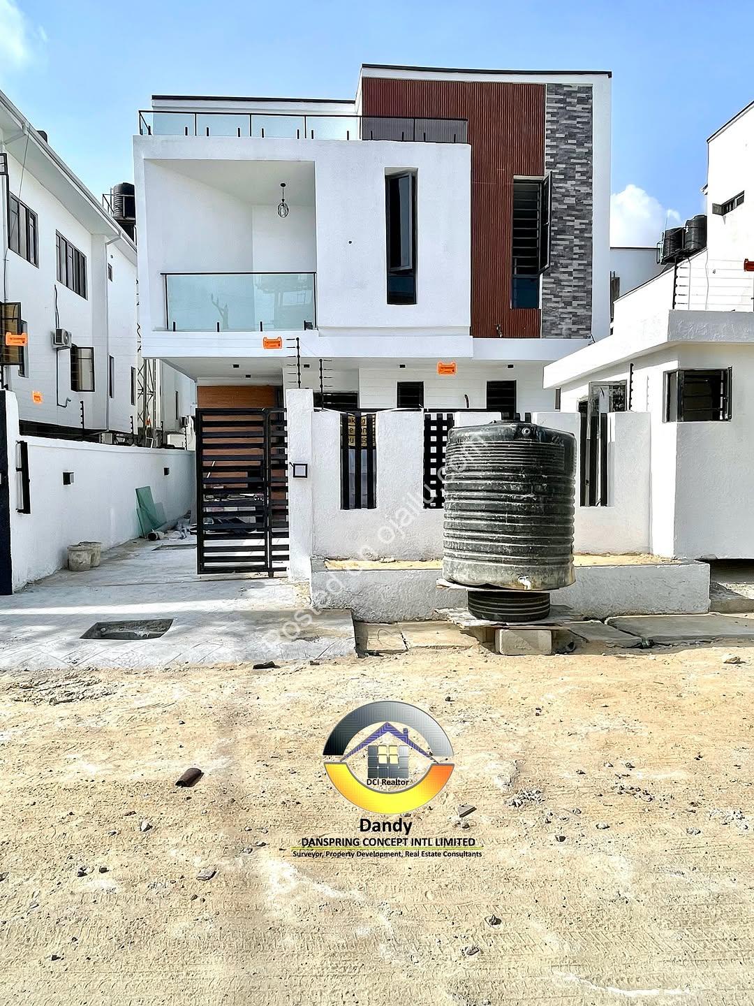 Opulent 5-Bedroom Ikota Villa with BQ & Premium Finishes