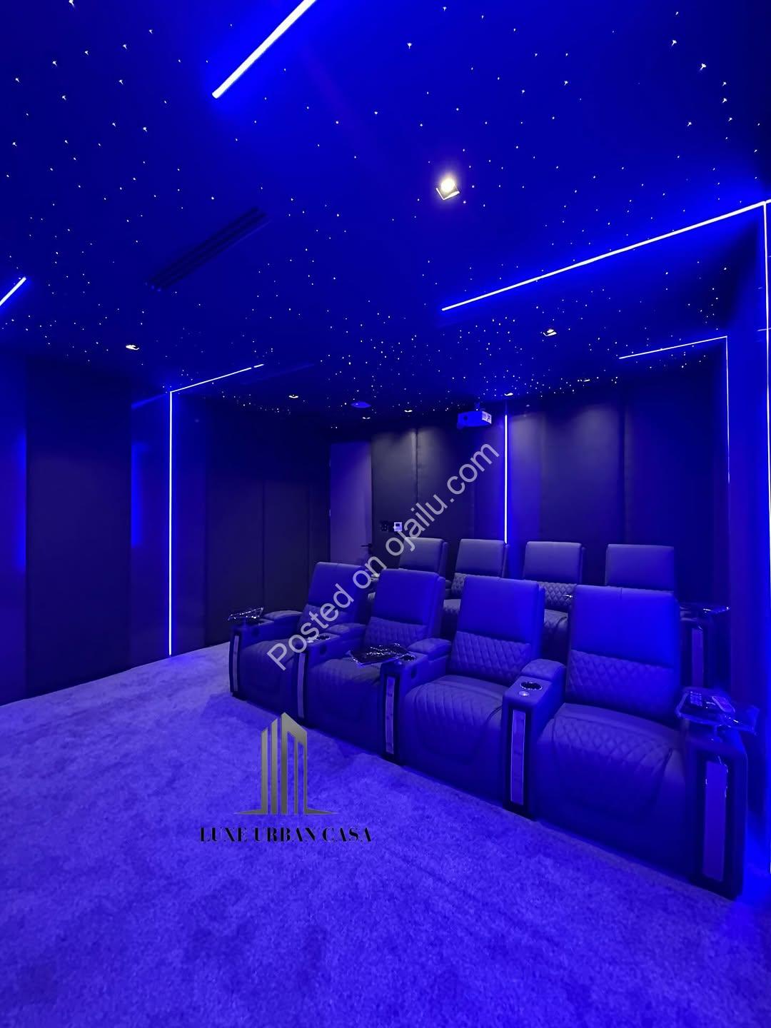 5-Bedroom Ikate Palace with Private Cinema & Pool