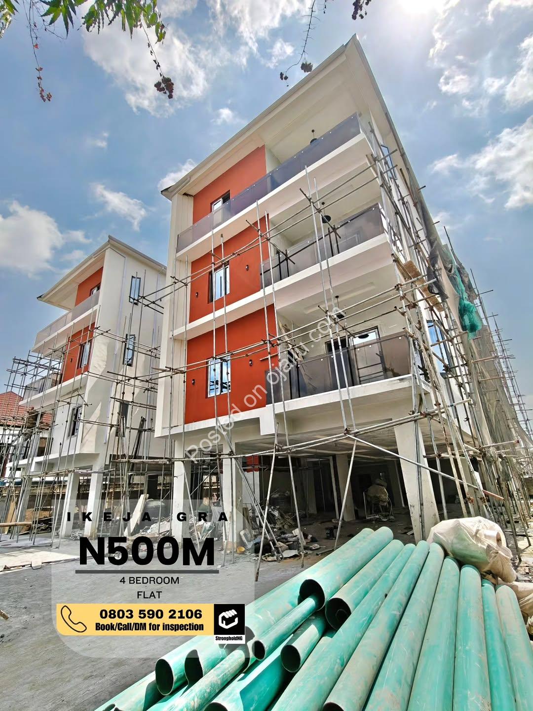 Ikeja GRA Grandeur: 4-Bed Ensuite Haven with BQ