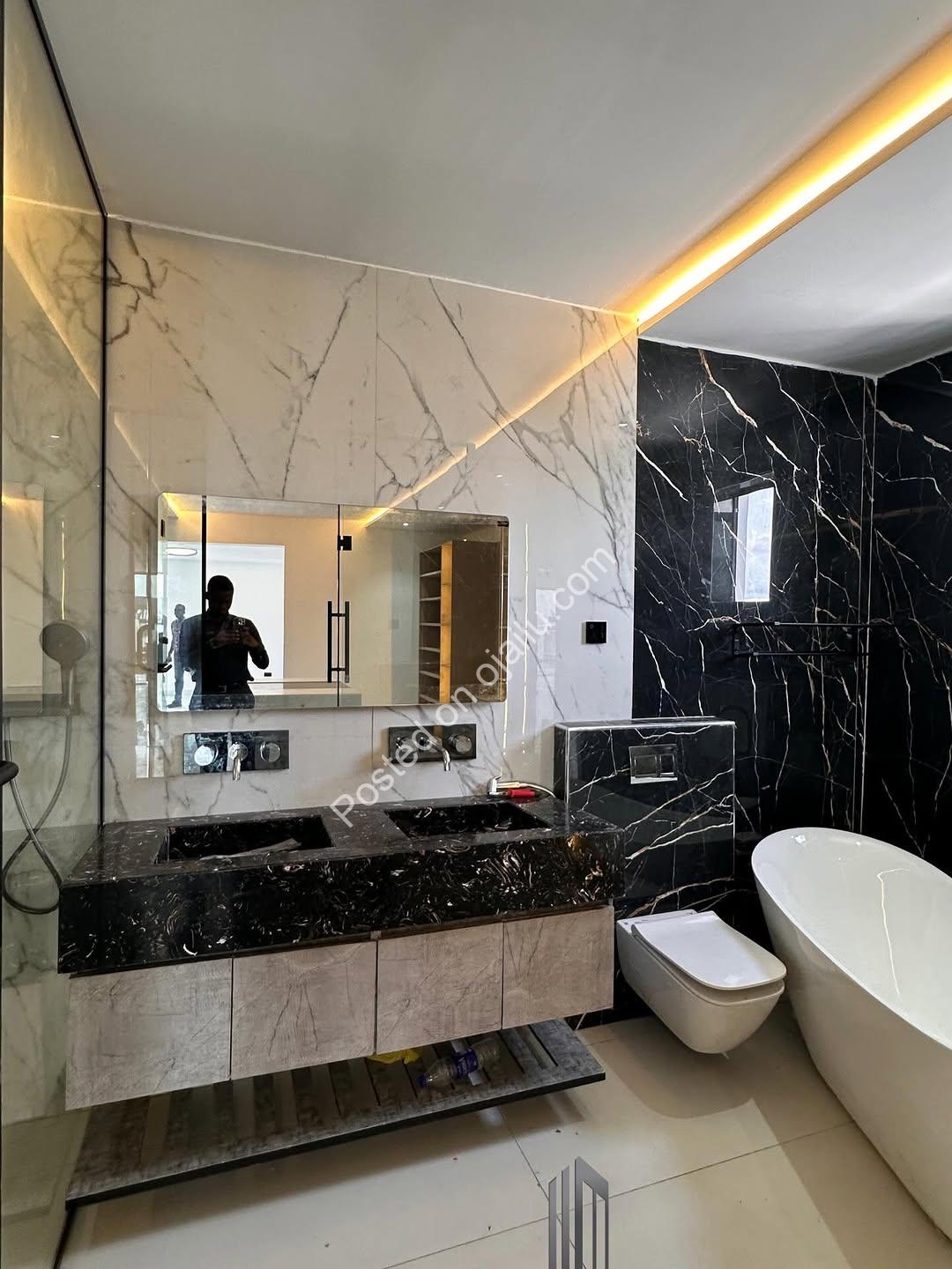 Lagos Luxury: 5BR Semi-Detached with Private Cinema & Pool