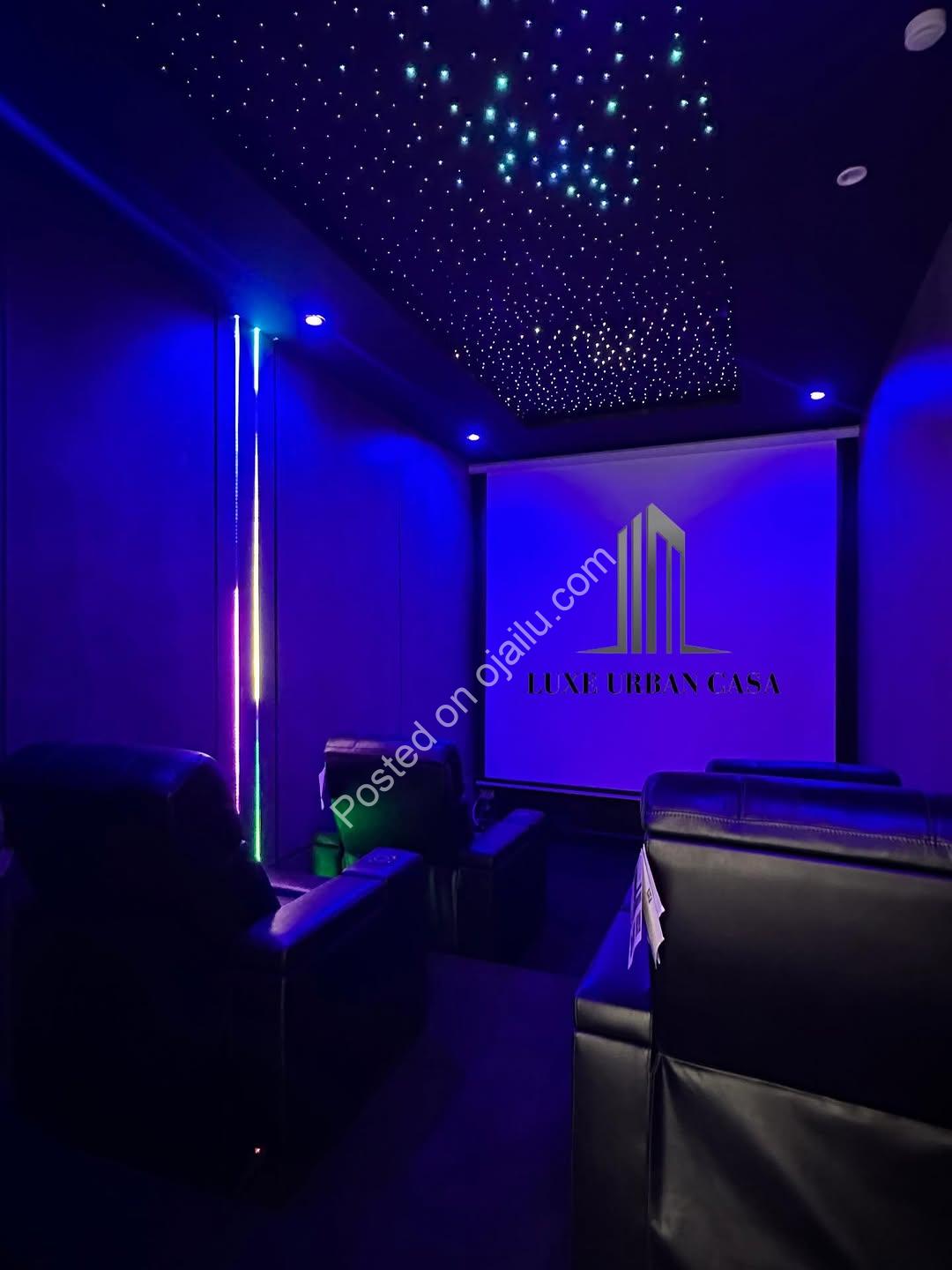 Lagos Luxury: 5BR Semi-Detached with Private Cinema & Pool