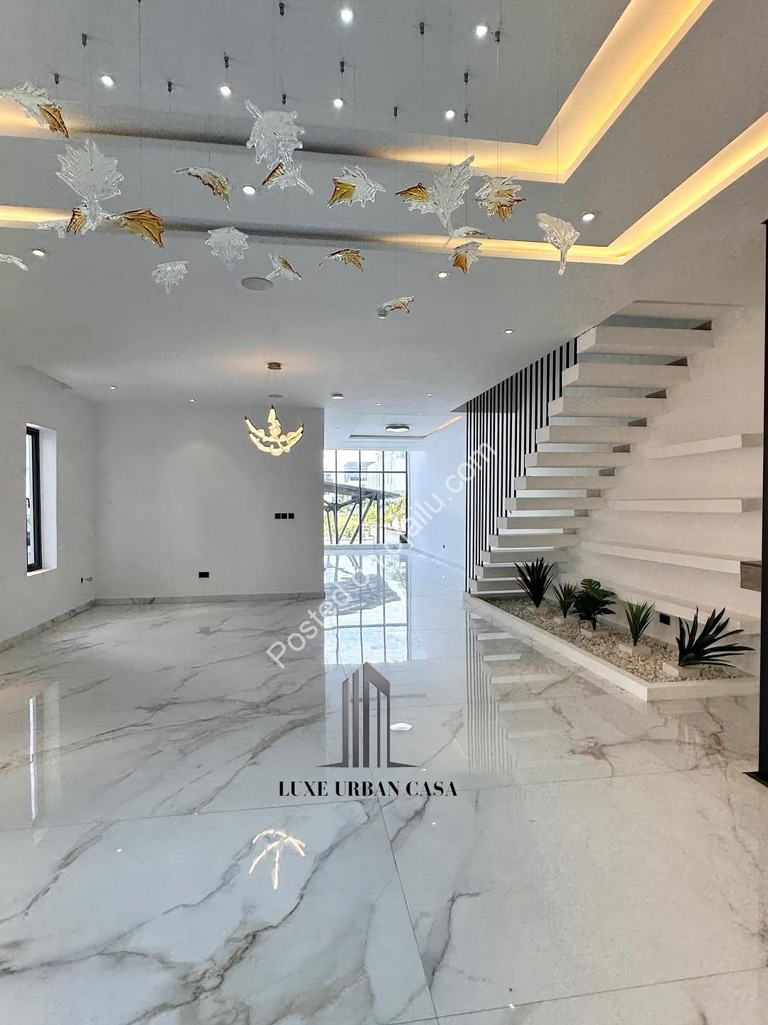 Lagos Luxury: 5BR Semi-Detached with Private Cinema & Pool