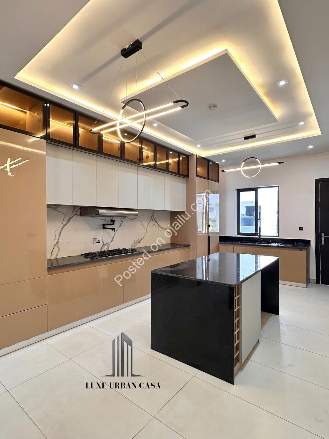 Lagos Luxury: 5BR Semi-Detached with Private Cinema & Pool