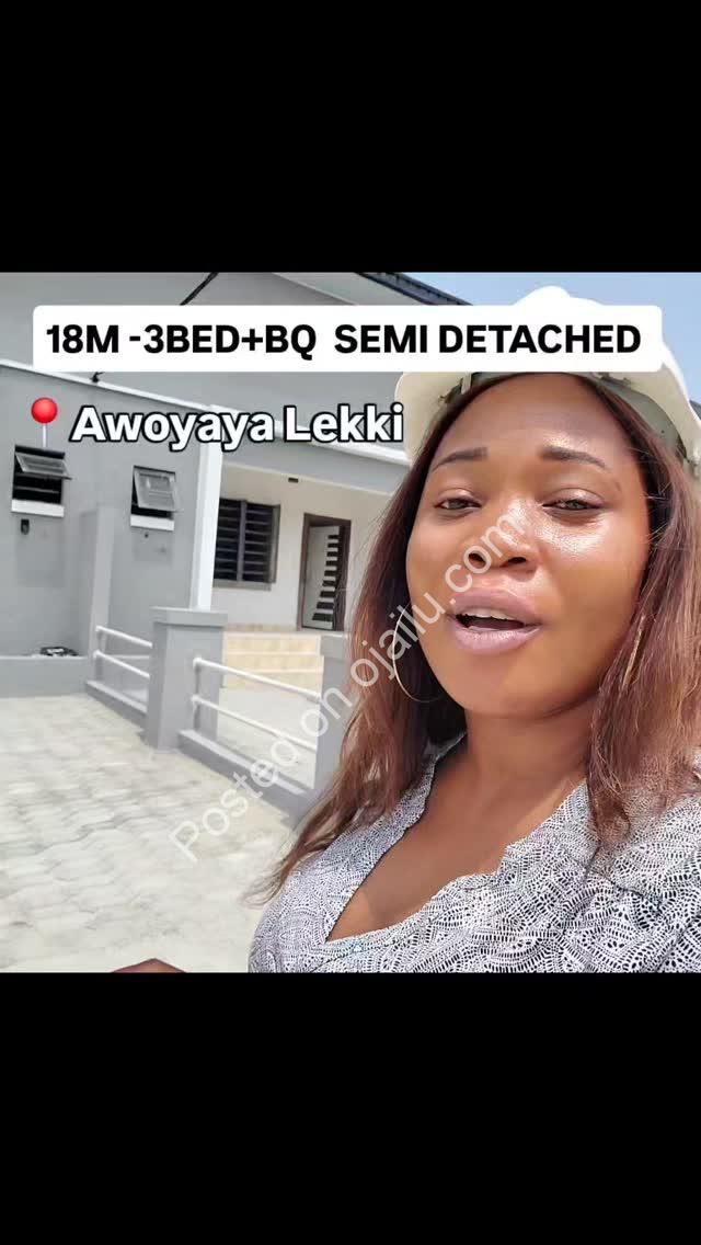 Own Your Future in Awoyaya: 3-Bed Detached Haven