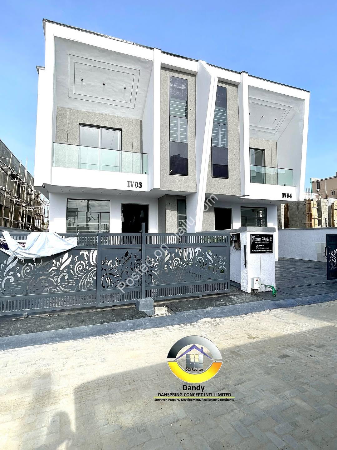 Lekki’s Finest: 4-Bed Ensuite Haven with BQ