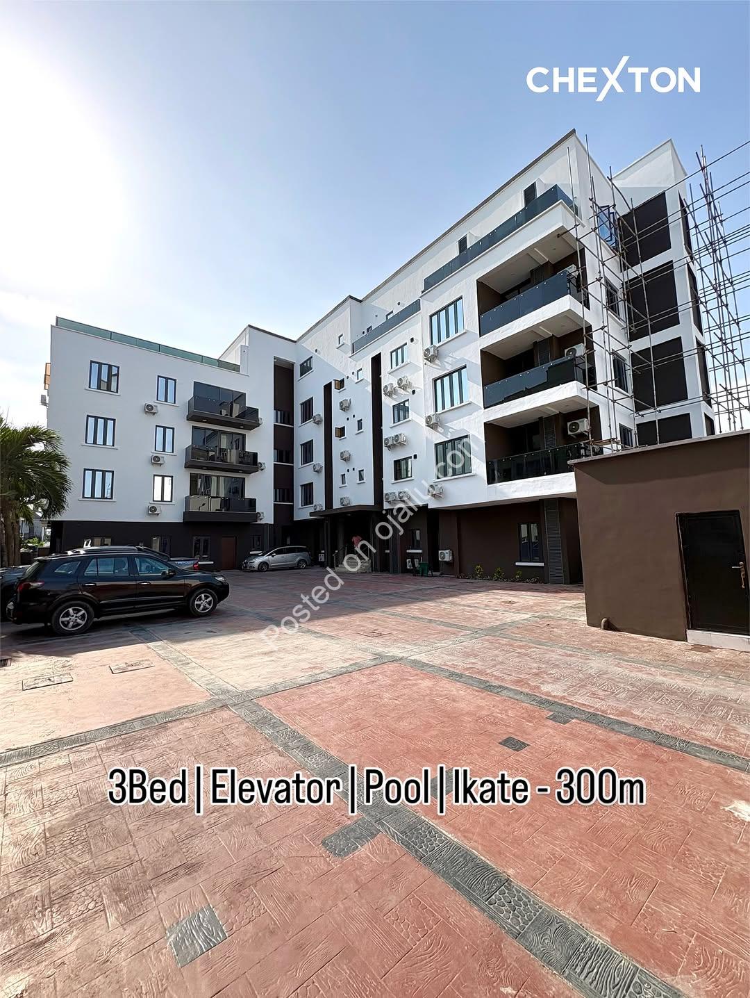 Elevator to Elegance: Ikate’s Premier 3-Bedroom Haven