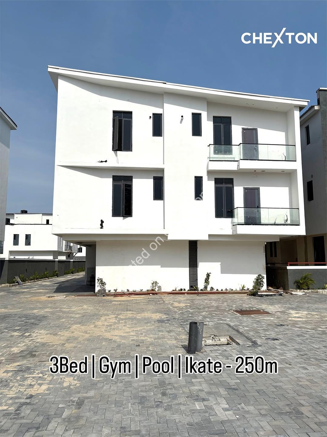 Sleek 3-Bedroom Oasis in Ikate’s Premier Estate