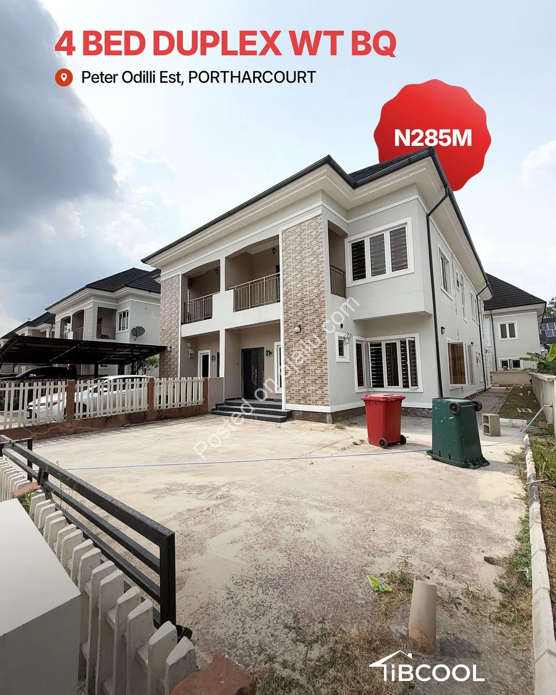 Elegant 4-Bed Duplex in Prime Port Harcourt Estate