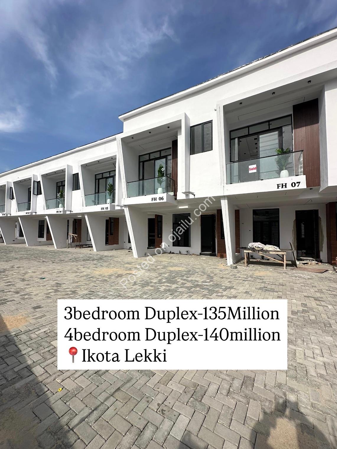 Sophisticated 3/4BR Terrace Duplex in Secure Lekki Estate