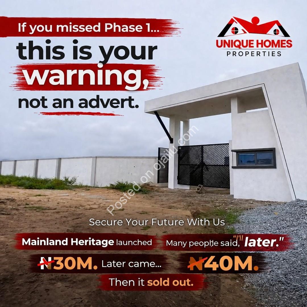 Phase 2: Your Last Chance to Own Lagos Land