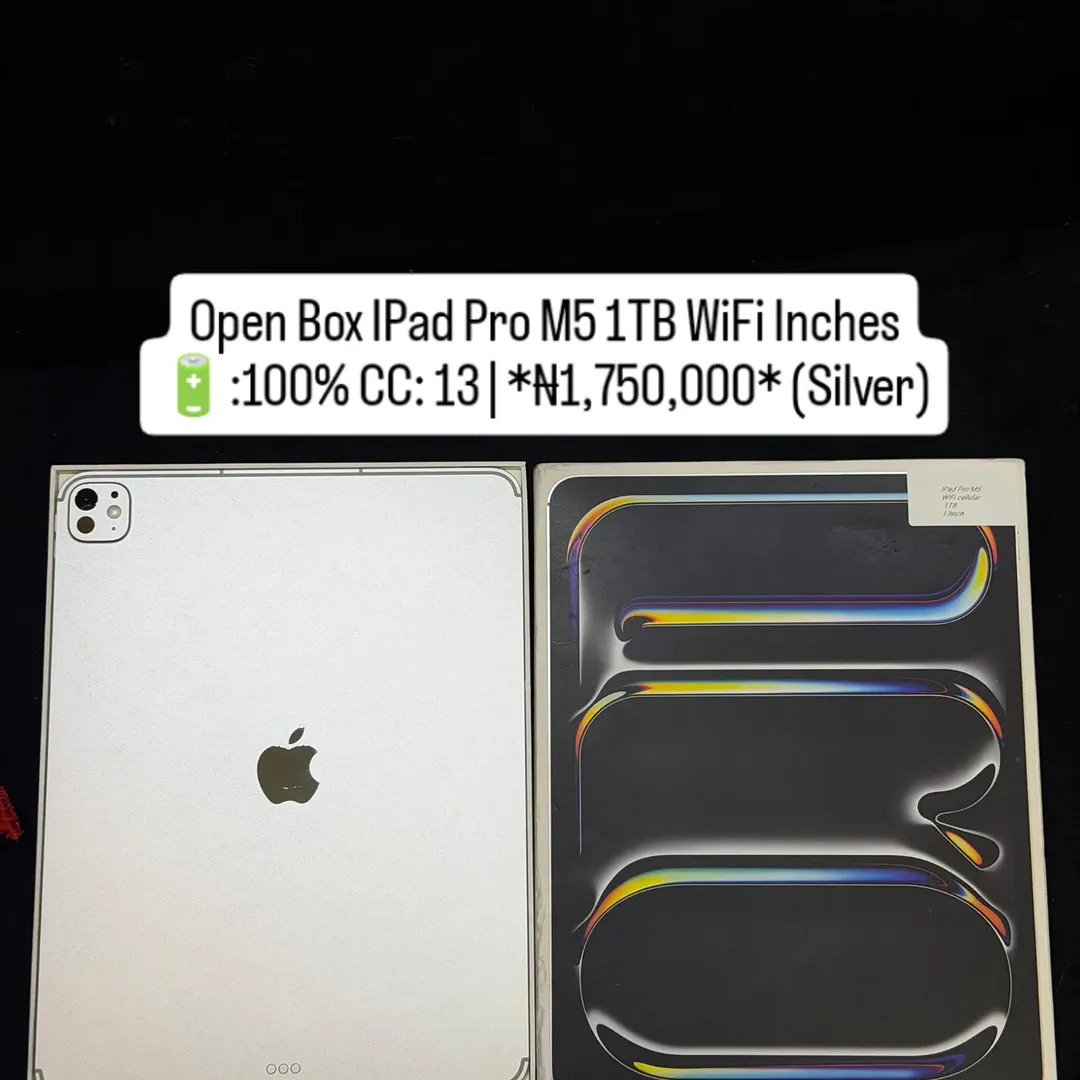 Unleash Power: Open Box iPad Pro M5 1TB, 100% Battery