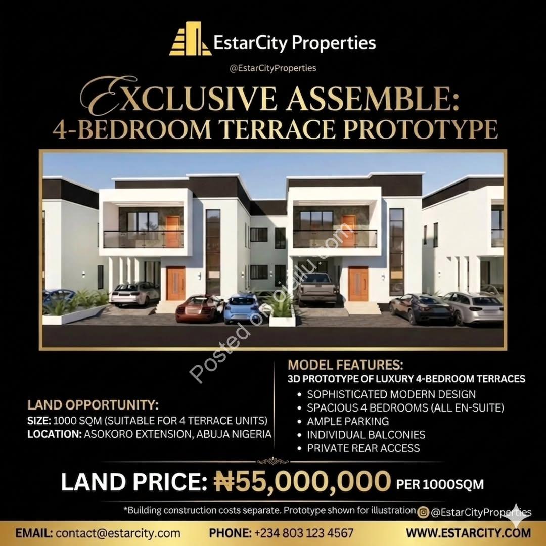 Own Your Dream Estate in Asokoro Extension