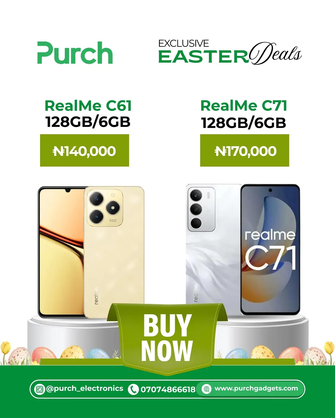 Easter Speed & Space: High-Performance Smartphones from ₦84K