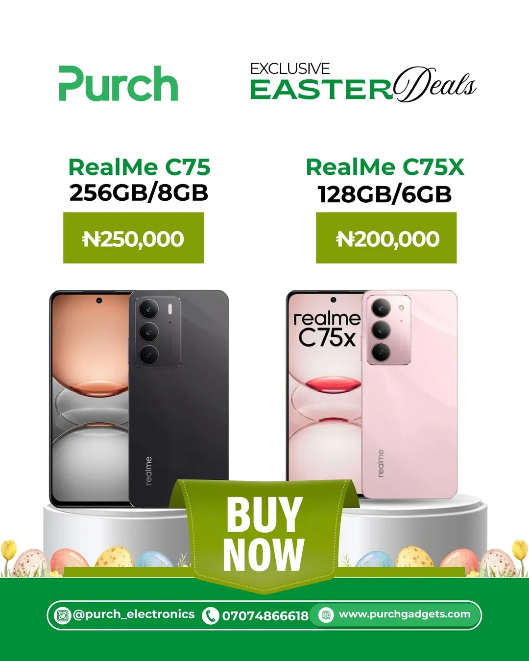 Easter Speed & Space: High-Performance Smartphones from ₦84K