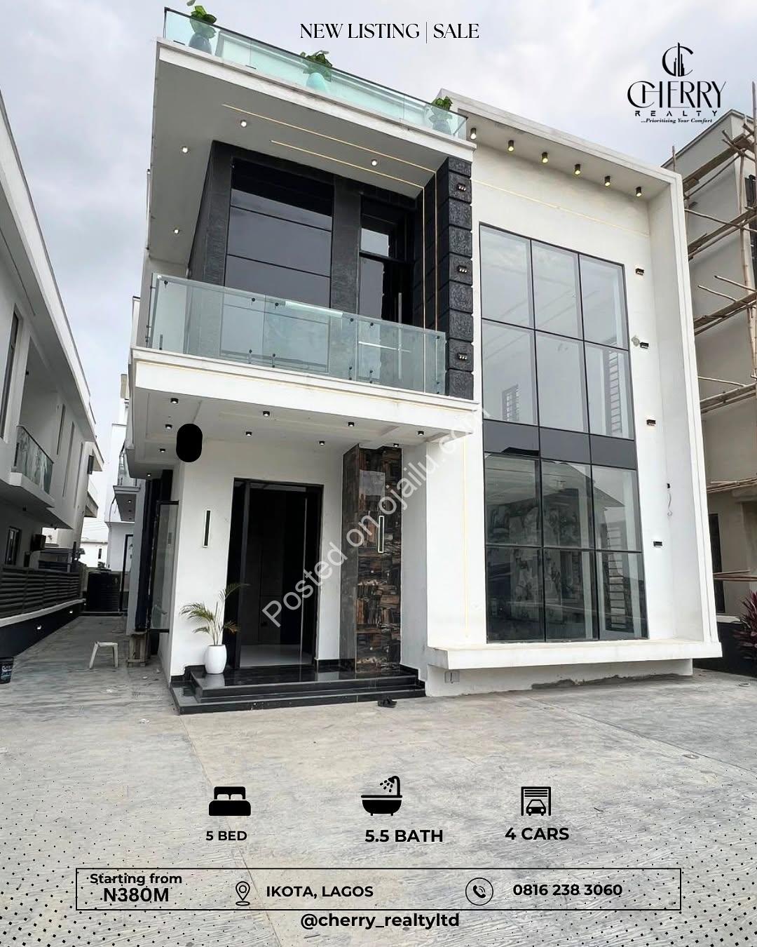 Opulent 5-Bed Duplex in Ikota | Pool, Jacuzzi & Full Security
