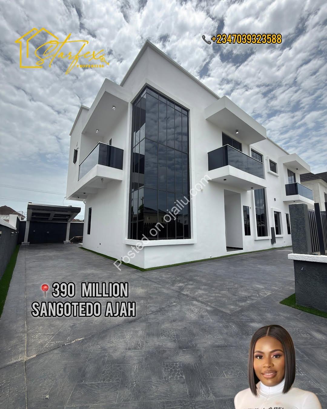 Sangotedo Sanctuary: Brand New 5-Bed Duplex with Resort-Style Pool