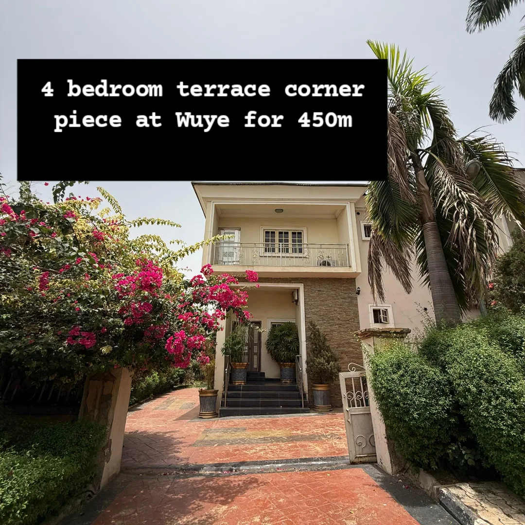 Exclusive 4-Bed Terrace: Wuye’s Finest Corner Piece