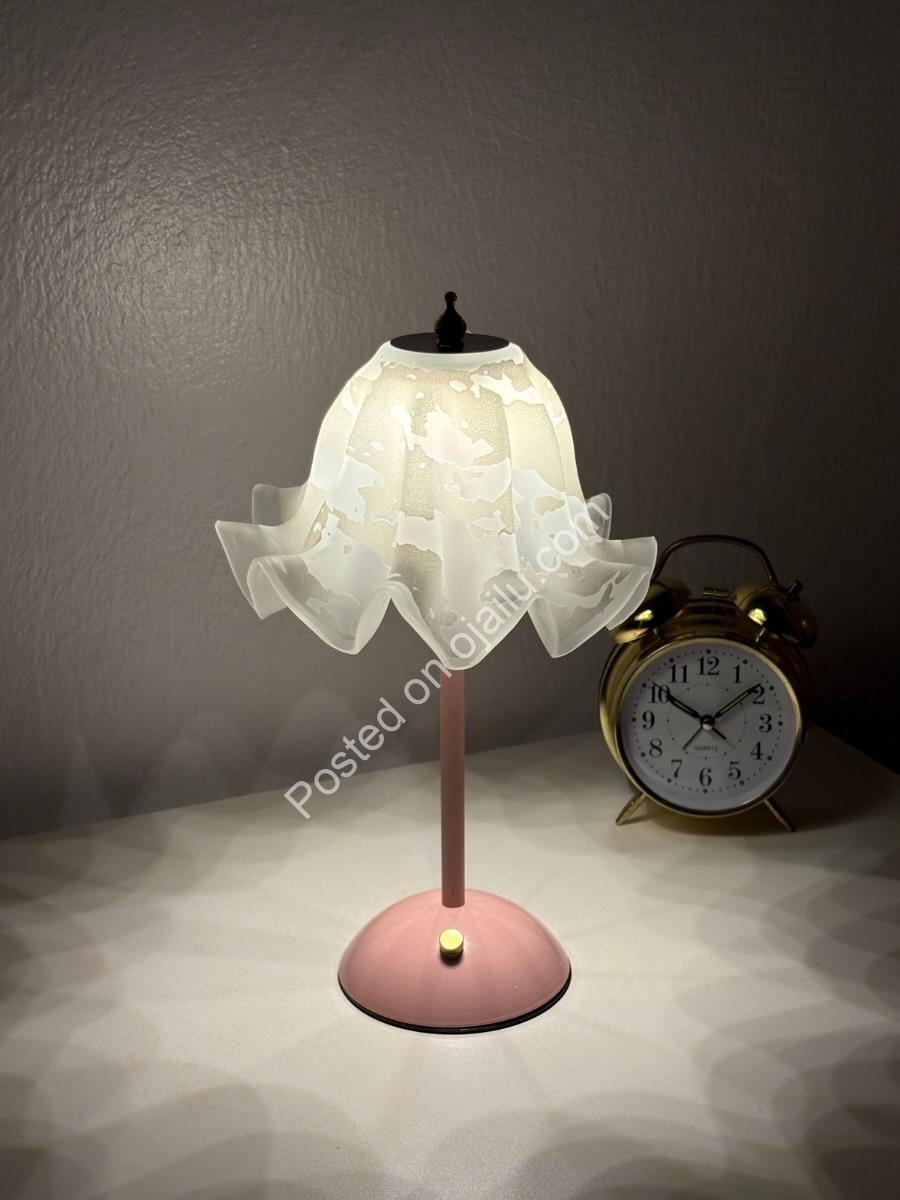 Pink Bloom Lamp: Wireless Vibe for Your Dream Space