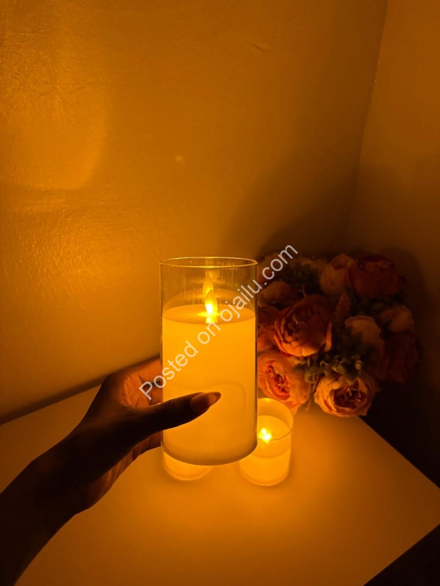 Cozy Glow, Zero Risk: 3-Pack LED Candles