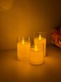 Cozy Glow, Zero Risk: 3-Pack LED Candles