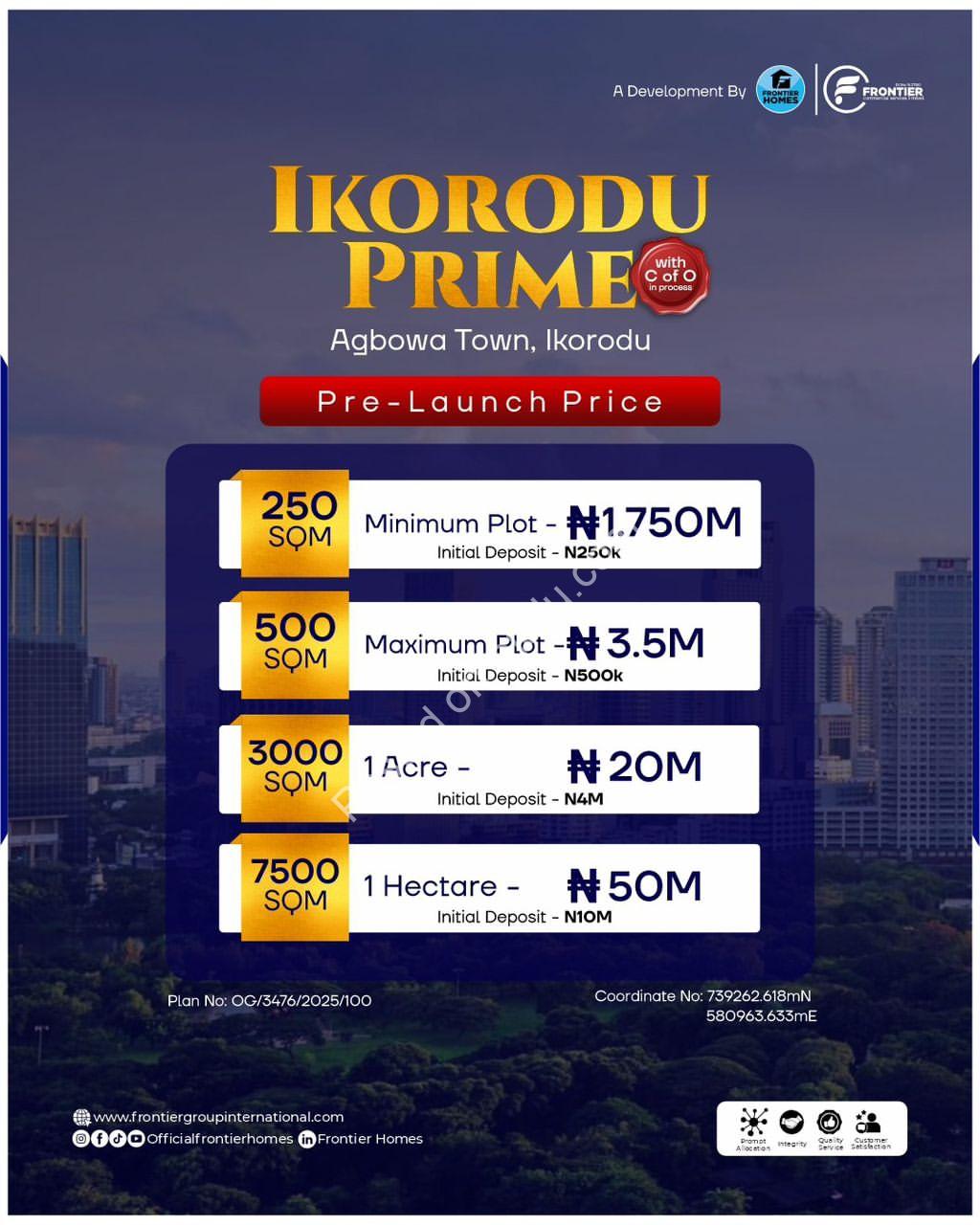 Secure Your Future: ₦3.5M Land Today, ₦5M Value Tomorrow