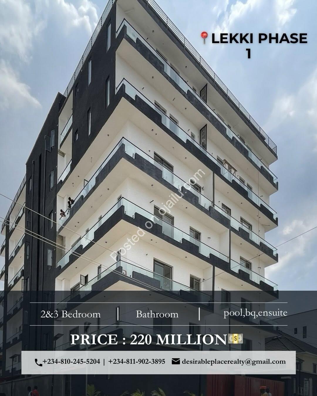 Lekki’s Finest: 2&3 Bed Ensuite Homes with Pool