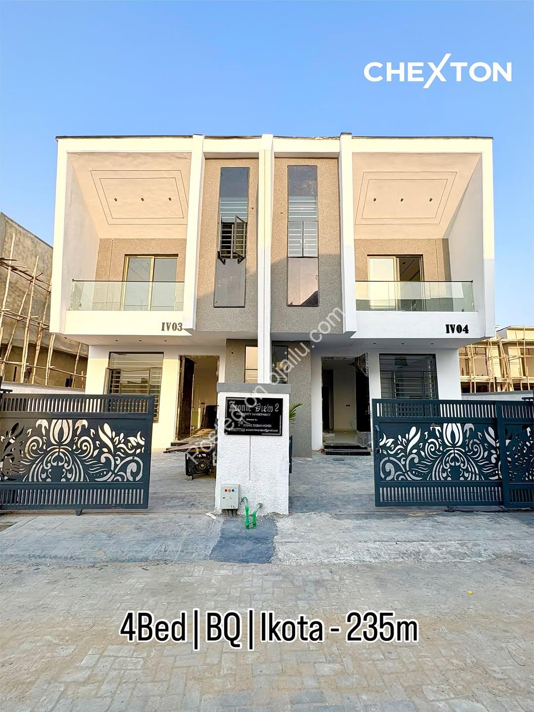 Brand New Ikota Estate Gem: 4-Bedroom Duplex with Governor’s Consent