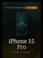 iPhone 15 Pro: Titanium Power, 87% Battery, Original & Flawless