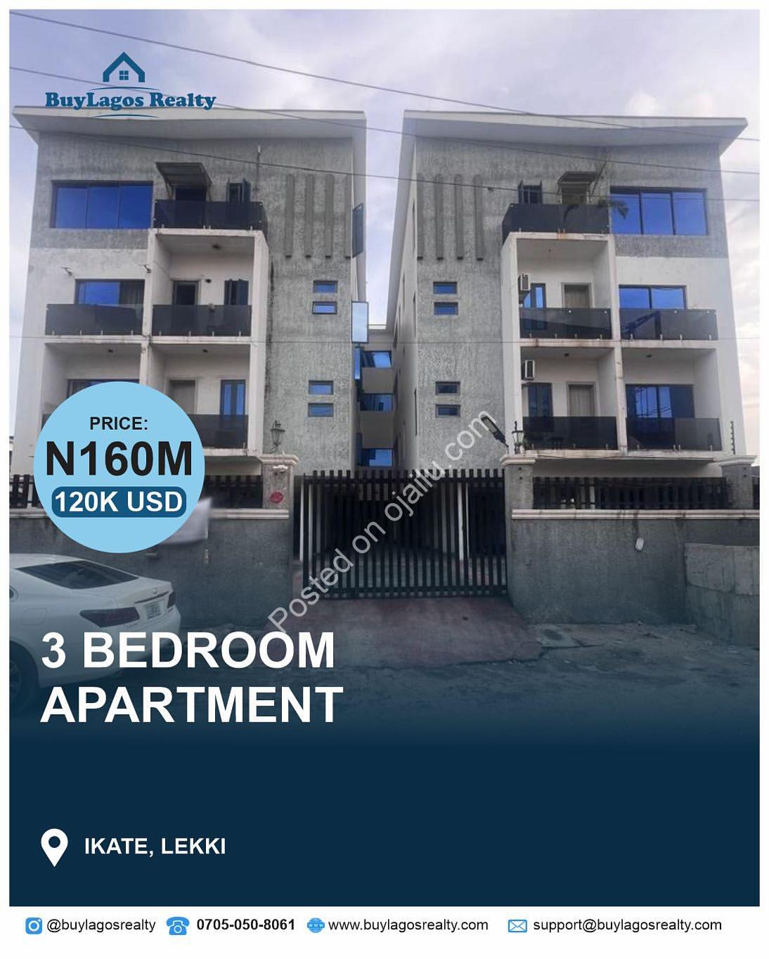 Lekki’s Finest: 3-Bed En-Suite Haven
