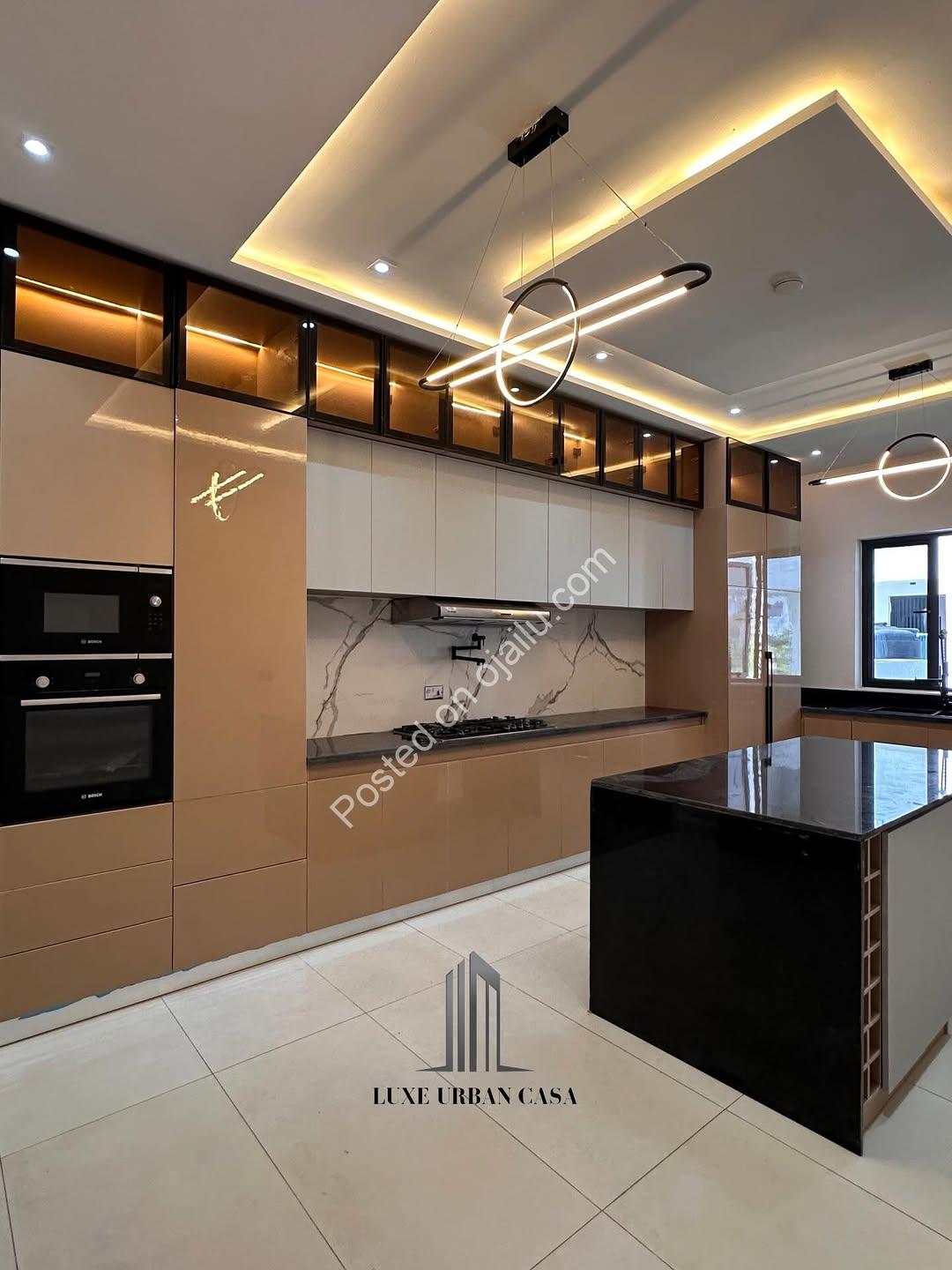 Lagos Luxury: 5BR Semi-Detached with Private Cinema & Pool