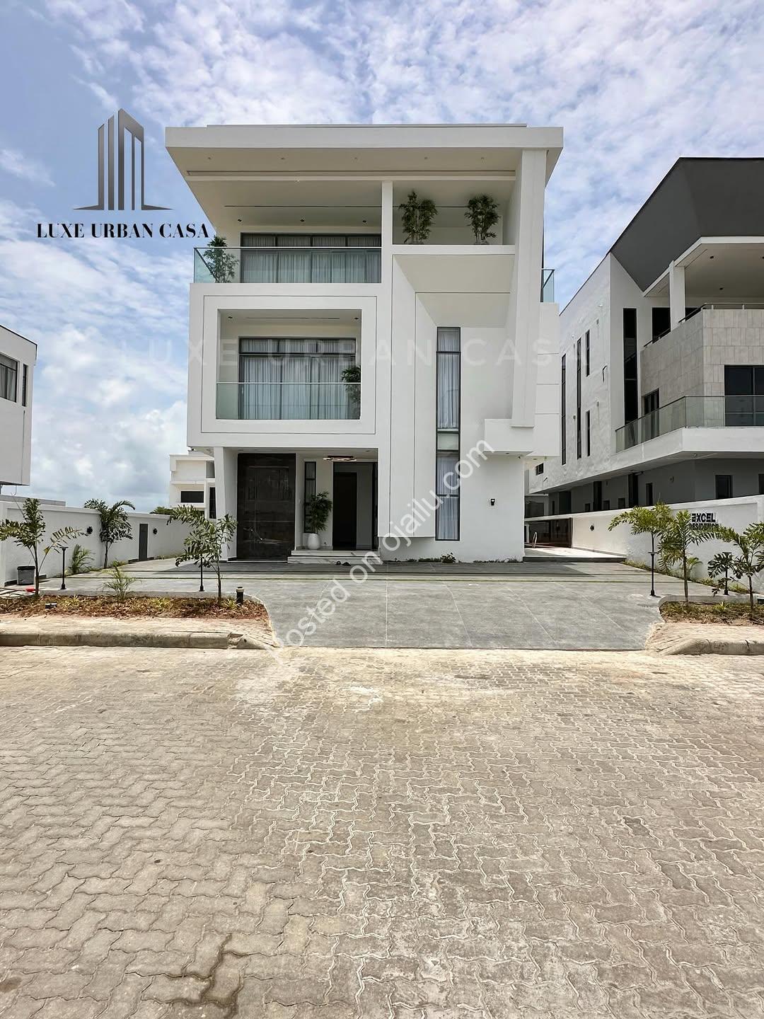 5-Bedroom Ikate Palace with Private Cinema & Pool