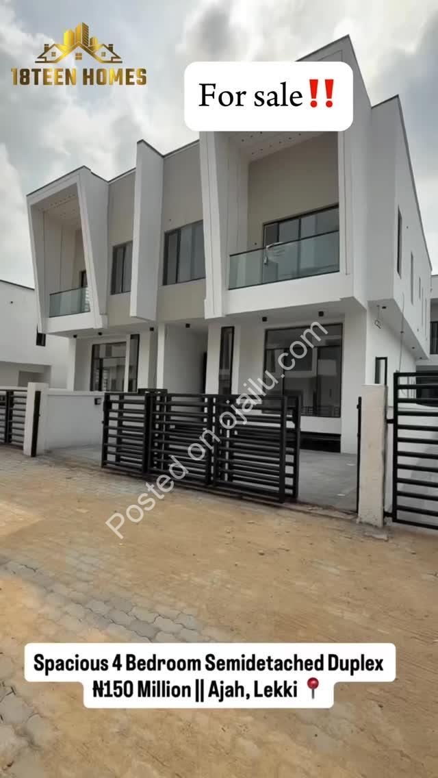 Lekki’s Finest: 4BR Smart Home in Secure Estate